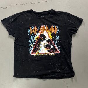 Kids Black Graphic T-Shirt